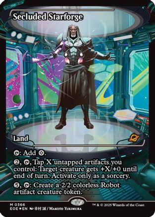 Secluded Starforge (Showcase) (EOE-366) - [Edge of Eternities] Foil