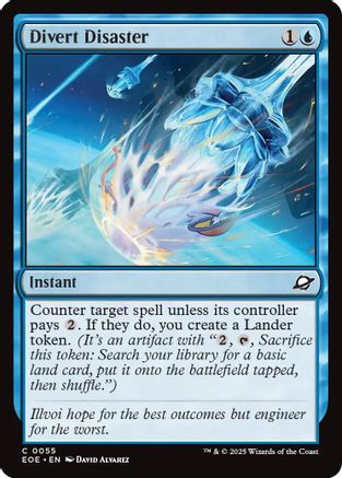 Divert Disaster (EOE-055) - [Edge of Eternities] Foil
