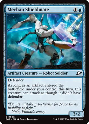 Mechan Shieldmate (EOE-065) - [Edge of Eternities] Foil