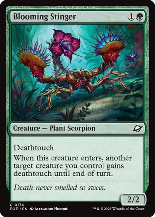 Blooming Stinger (EOE-174) - [Edge of Eternities] Foil