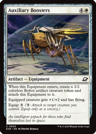 Auxiliary Boosters (EOE-005) - [Edge of Eternities] Foil
