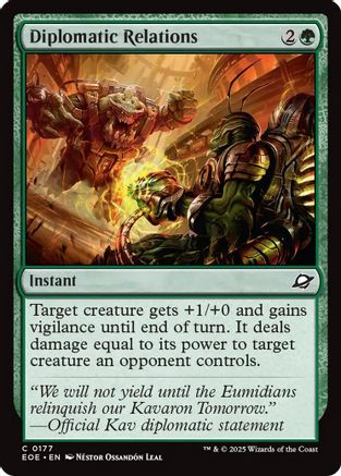 Diplomatic Relations (EOE-177) - [Edge of Eternities]
