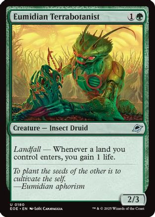 Eumidian Terrabotanist (EOE-180) - [Edge of Eternities] Foil