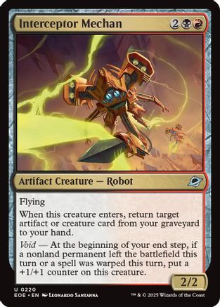 Interceptor Mechan (EOE-220) - [Edge of Eternities] Foil