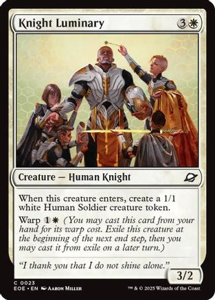 Knight Luminary (EOE-023) - [Edge of Eternities] Foil
