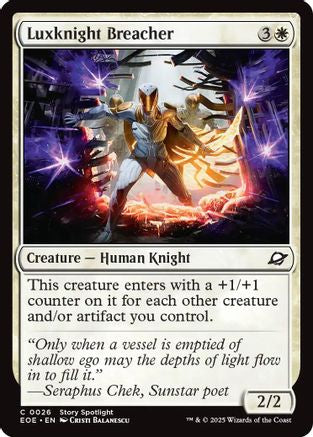 Luxknight Breacher (EOE-026) - [Edge of Eternities] Foil