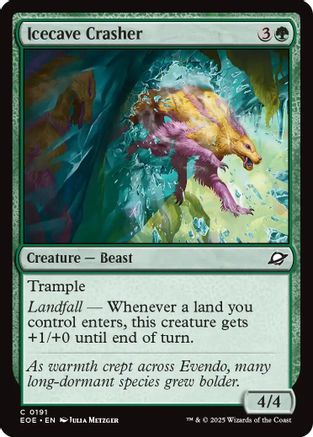 Icecave Crasher (EOE-191) - [Edge of Eternities] Foil