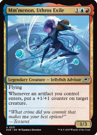 Mm'menon, Uthros Exile (EOE-221) - [Edge of Eternities] Foil