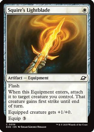 Squire's Lightblade (EOE-036) - [Edge of Eternities]