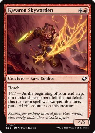 Kavaron Skywarden (EOE-140) - [Edge of Eternities] Foil
