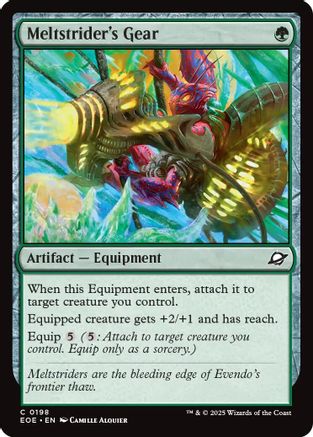Meltstrider's Gear (EOE-198) - [Edge of Eternities] Foil