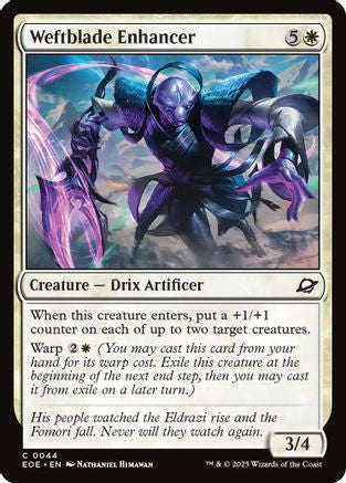 Weftblade Enhancer (EOE-044) - [Edge of Eternities] Foil