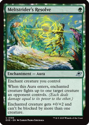 Meltstrider's Resolve (EOE-199) - [Edge of Eternities] Foil