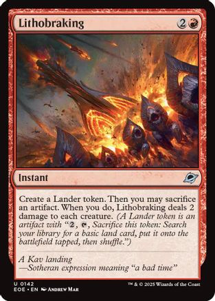 Lithobraking (EOE-142) - [Edge of Eternities] Foil