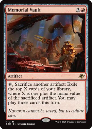Memorial Vault (EOE-145) - [Edge of Eternities]