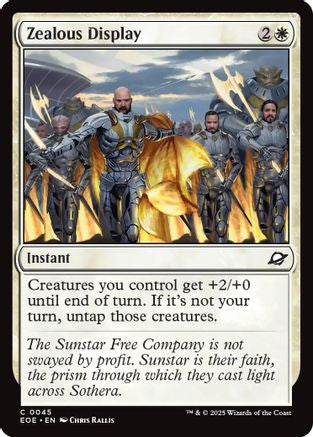 Zealous Display (EOE-045) - [Edge of Eternities] Foil