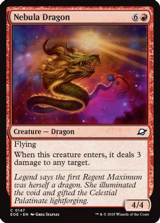 Nebula Dragon (EOE-147) - [Edge of Eternities] Foil
