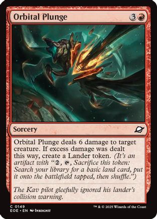 Orbital Plunge (EOE-149) - [Edge of Eternities] Foil