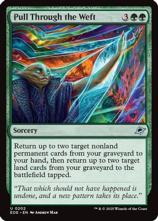 Pull Through the Weft (EOE-202) - [Edge of Eternities] Foil