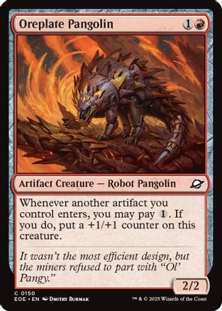 Oreplate Pangolin (EOE-150) - [Edge of Eternities] Foil