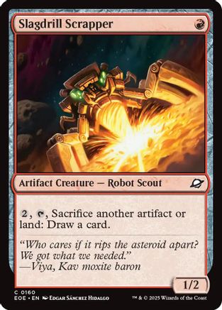 Slagdrill Scrapper (EOE-160) - [Edge of Eternities] Foil