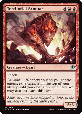 Territorial Bruntar (EOE-165) - [Edge of Eternities] Foil
