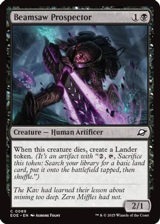 Beamsaw Prospector (EOE-089) - [Edge of Eternities] Foil