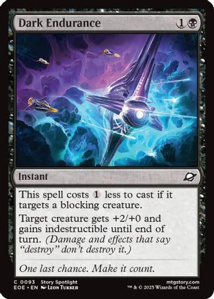 Dark Endurance (EOE-093) - [Edge of Eternities] Foil