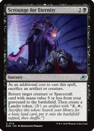Scrounge for Eternity (EOE-114) - [Edge of Eternities] Foil