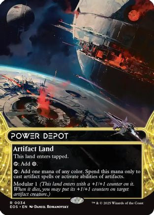 Power Depot (0034) (Borderless) (EOS-034) - [Edge of Eternities: Stellar Sights]