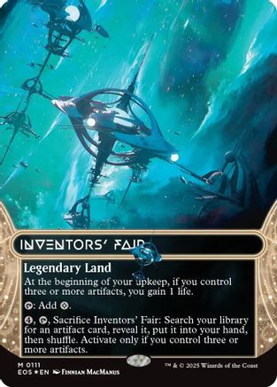 Inventors' Fair (0111) (Borderless) (Galaxy Foil) (EOS-111) - [Edge of Eternities: Stellar Sights] Foil