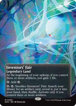 Inventors' Fair (0066) (Borderless) (EOS-066) - [Edge of Eternities: Stellar Sights] Foil