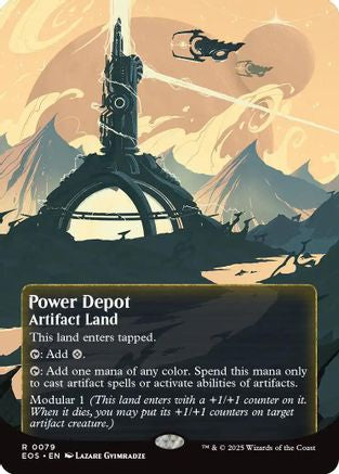 Power Depot (0079) (Borderless) (EOS-079) - [Edge of Eternities: Stellar Sights]