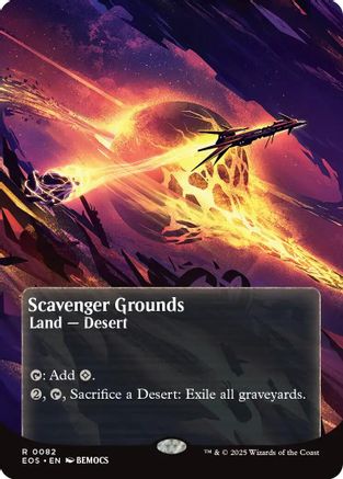 Scavenger Grounds (0082) (Borderless) (EOS-082) - [Edge of Eternities: Stellar Sights] Foil