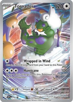 Tornadus - 210 210 - [SV Scarlet & Violet Promo Cards] Holofoil