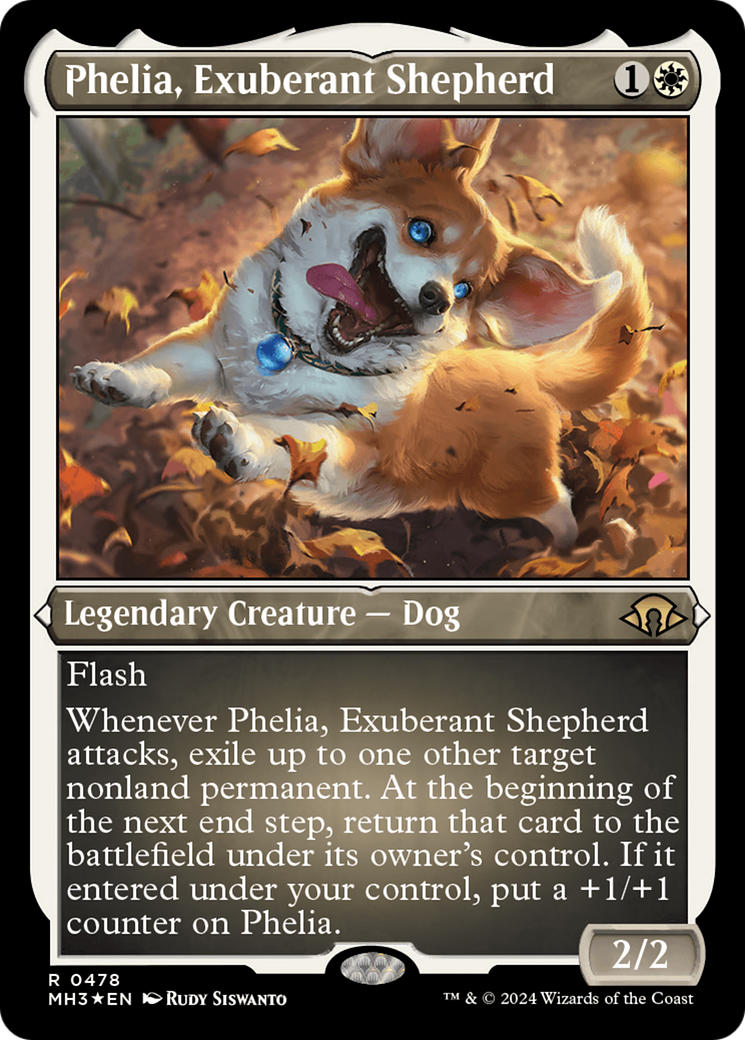 Phelia, berger exubérant (MH3-478) - [Modern Horizons 3] Feuille gravée