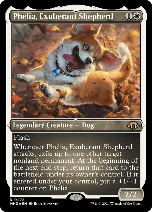 Phelia, berger exubérant (MH3-478) - [Modern Horizons 3] Feuille gravée
