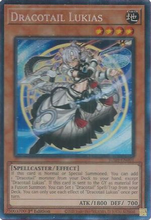 Dracotail Lukias (CR) (JUSH-EN001) - Justice Hunters 1st Edition
