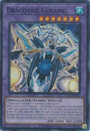 Dracotail Gulamel (Super Rare) (JUSH-EN007) - Justice Hunters 1st Edition