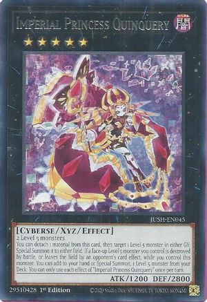 Imperial Princess Quinquery (JUSH-EN045) - Justice Hunters 1st Edition