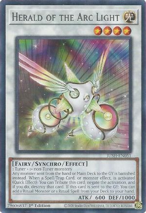 Herald of the Arc Light (JUSH-EN051) - Justice Hunters 1st Edition