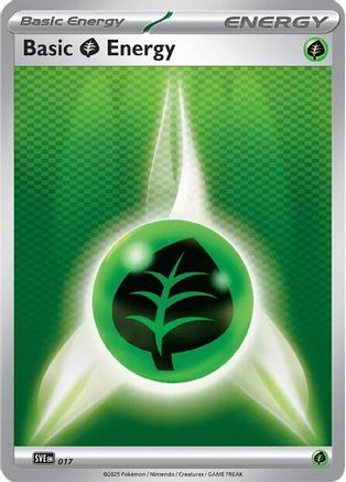 Basic Grass Energy - 017 - [SVE Scarlet & Violet Energies] Reverse Holofoil
