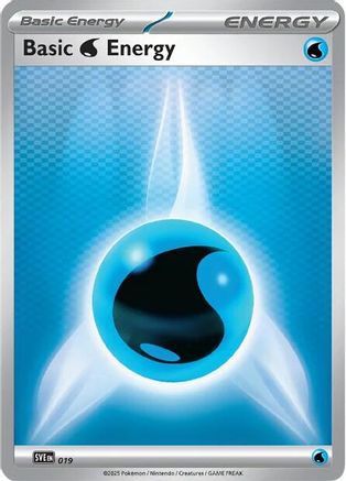 Basic Water Energy - 019 19 - [SVE Scarlet & Violet Energies] Reverse Holofoil