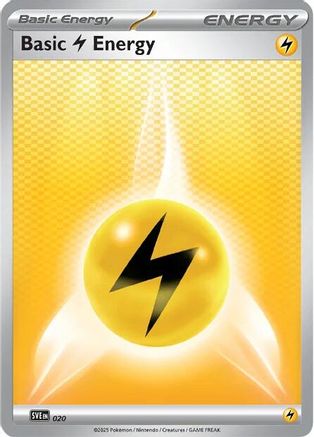 Basic Lightning Energy - 020 20 - [SVE Scarlet & Violet Energies]