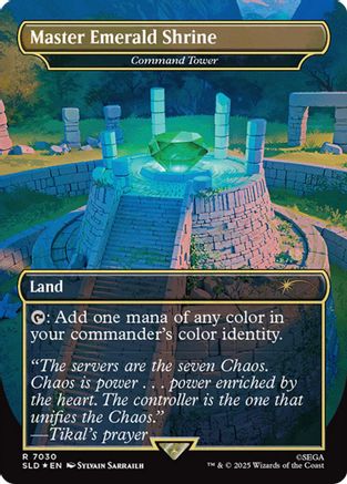 Master Emerald Shrine - Command Tower (7030) (Rainbow Foil) (SLD-7030) - [Secret Lair Drop Series] Foil