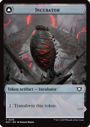 Incubator // Phyrexian Double-Sided Token (EOC-15 // 15) - [Commander: Edge of Eternities]