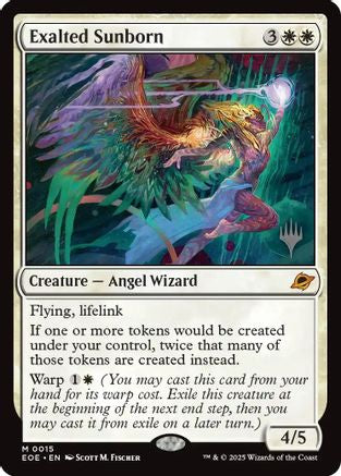Exalted Sunborn (PPEOE-015) - [Promo Pack: Edge of Eternities] Foil