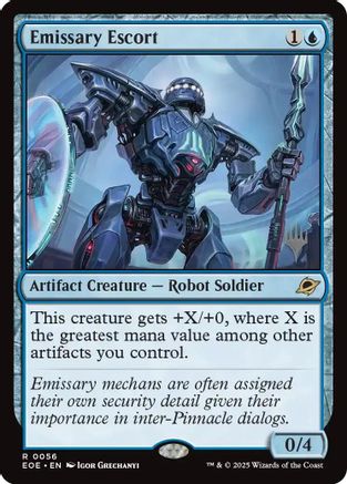 Emissary Escort (PPEOE-056) - [Promo Pack: Edge of Eternities] Foil