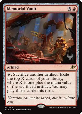 Memorial Vault (PPEOE-145) - [Promo Pack: Edge of Eternities]