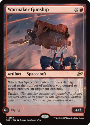 Warmaker Gunship (PPEOE-167) - [Promo Pack: Edge of Eternities] Foil